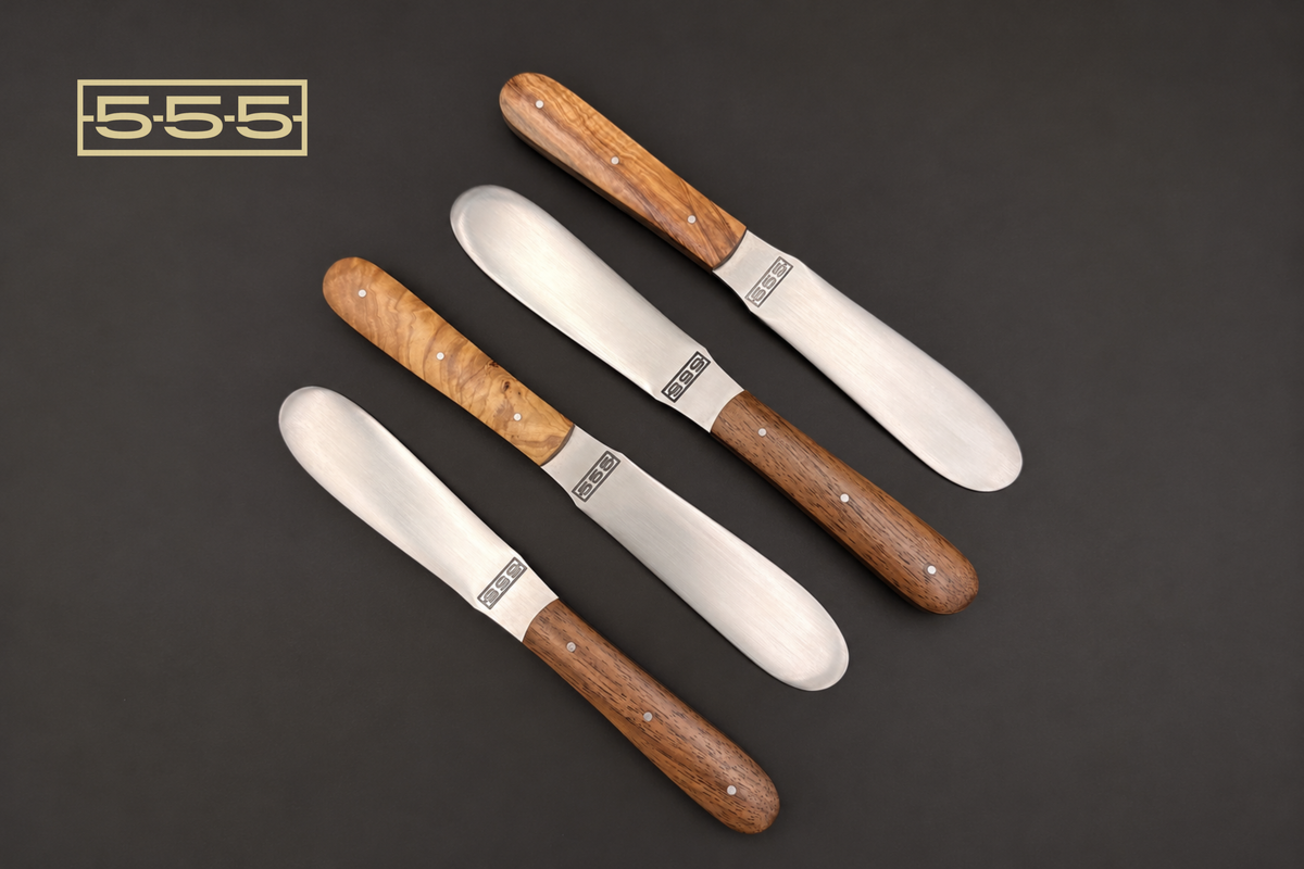 Spatules à tartiner • Olivier et Noyer Spalma L'atelier 555 artisanal